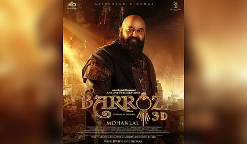 First look poster of Mohanlal’s directorial debut 'Barroz'