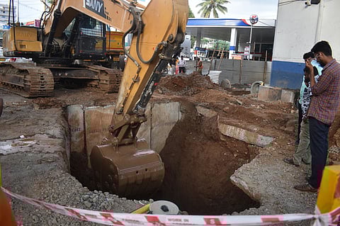 The project aims to lay 432 km of UGD pipelines across 60 wards, but so far, only 78 km have been completed - around 18% of the total stretch.