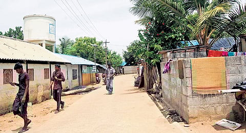 Picture of a refugee camp used for representational purpose
