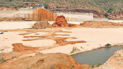 The breach of Annamayya project due to unprecedented floods triggered by Cyclone Jawad, reconstruction efforts remains in limbo.