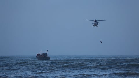 Search and rescue operation by Indian Coast Guard