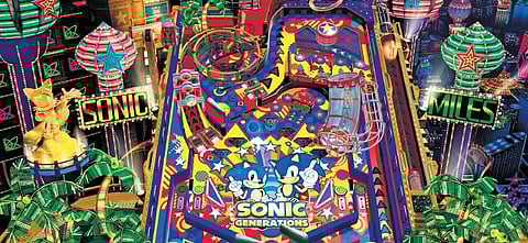 one of the best parts of the game was a strange one-off pinball minigame on the map.