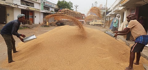 Rice mill in Balikuda which faced raids over allegations of illegal stocking of rice and export to Bangladesh last week. Representative image.