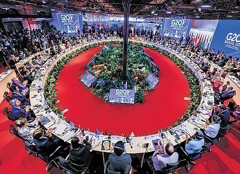 The meet at G20 Rio.