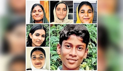 Hanna Fathima,Archana K,Hiba Thasni,Nasala Fathima,Fathimath Fida,Alvin R