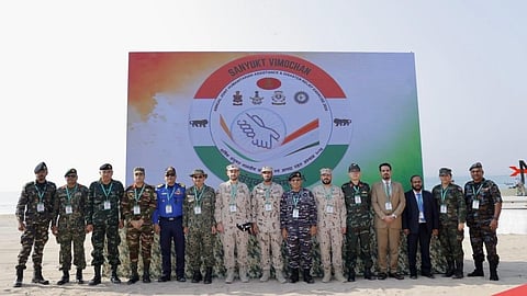 Indian Army officials at the Sanyukt Vimochan 2024