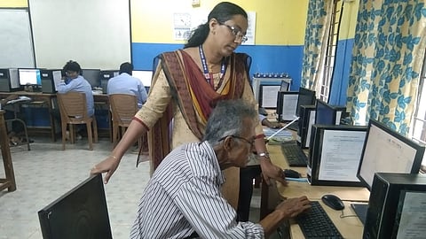 71-year-old Parameshwaran Pillai has embarked on an inspiring journey by enrolling in a computer course.