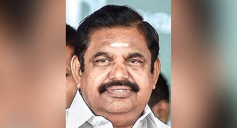 AIADMK general secretary Edappadi K Palaniswami