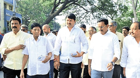 MP Kesineni Sivanath inspects APIIC Colony on Wednesday