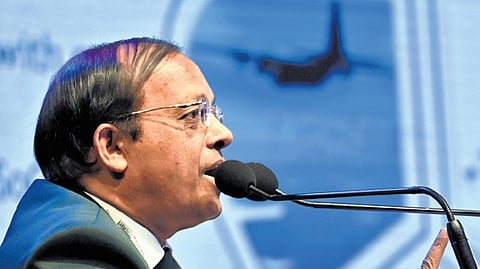 Dr BK Das, director, Electronics and Communication, DRDO at BTS 2024
on Wednesday