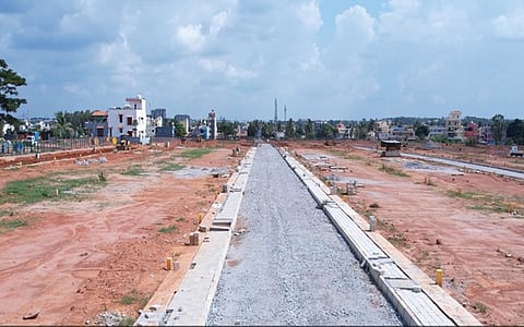 Dr Shivarama Karanth Layout. Encroachments are cropping up frequently on the land in its vicinity slotted to be acquired for its expansion.