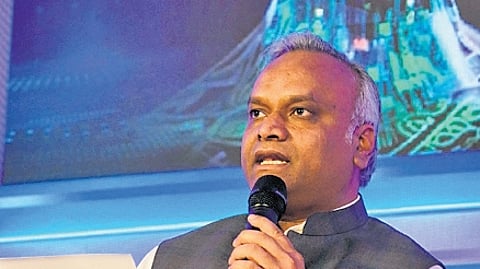 IT-BT Minister Priyank Kharge at the Bengaluru Tech Summit 2024 on Thursday