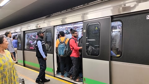 Representative images of Bengaluru Metro