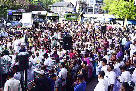 The residents of Munambam who are fighting to save their properties from getting usurped by the Waqf Board.