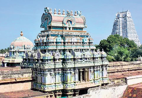 Srirangam temple gopuram