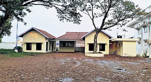 The renovated boat jetty at Mattancherry