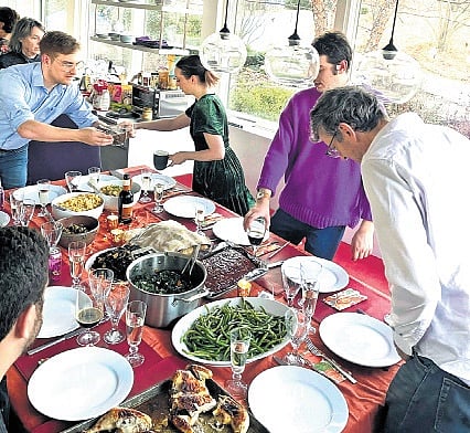 Nouhuys’ Thanksgiving celebrations back home in Virginia, USA