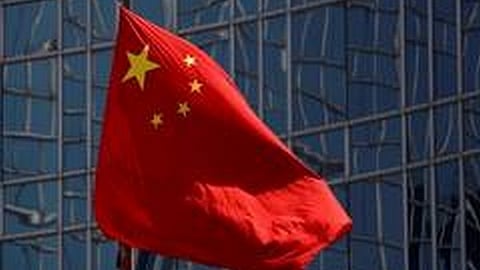 Image of Chineese flag used for representational purposes only.