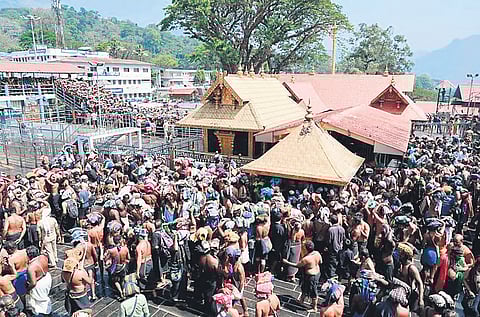 Sabarimala sees 54 per cent surge in devotees; revenue touches Rs 63 crore