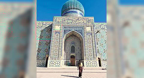 Shimmering on the Silk Route