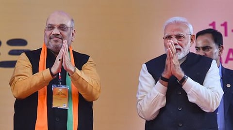 Prime Minister Narendra Modi and Union Home Minister Amit Shah.