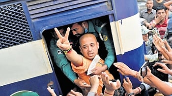 Hindu monk and ISKCON leader Chinmoy Krishna Das.