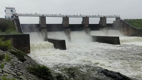Of the dam’s total storage capacity of 7,321 Mcft, about 6,321 Mcft has been filled