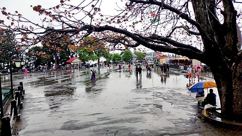 A view of The Ridge in Shimla, Himachal Pradesh.