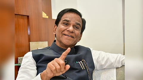 Bharatiya Janata Party (BJP) MP Raosaheb Patil Danve speaks to the media in Mumbai.