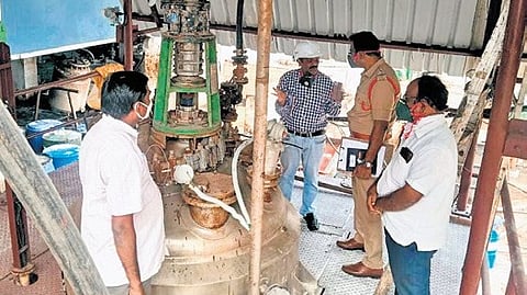 Officials investigating the cause of the gas leak