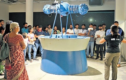 One of the exhibits at SGB