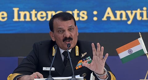 Chief of the Naval Staff Admiral Dinesh K. Tripathi