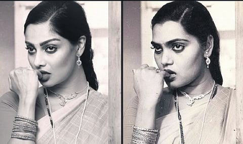 Here is the first glimpse of Chandrika Ravi from Silk Smitha biopic
