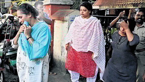 The arrested caretakers of the State Child Welfare Council being taken to court from the Museum police station | Vincent Pulickal