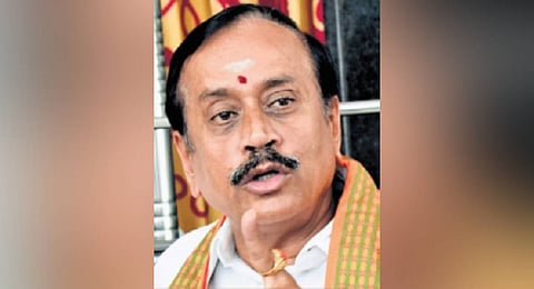 BJP state convenor H Raja