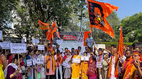 The “Hindu Sangharsh Samiti”, allegedly involved in the recent vandalism at the Bangladesh Assistant High Commission in Agartala, is a banner rather than an organisation.