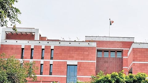 The BJP party headquarters in Delhi.