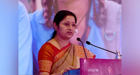 Union Women and Child Development Minister Annapurna Devi