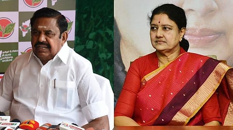 AIADMK general secretary Edappadi K Palaniswami, Former close aide of late Chief Minister J Jayalalithaa, VK Sasikala