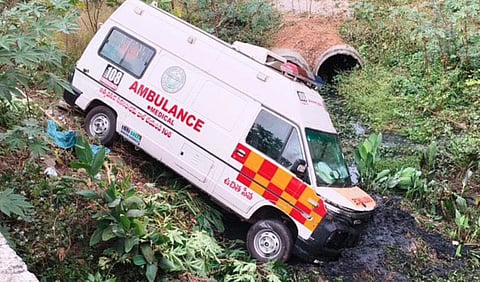 A man stole a 108 ambulance from Hayathnagar, police attempted to intercept the stolen ambulance at Kattangoor, but the thief managed to evade capture.