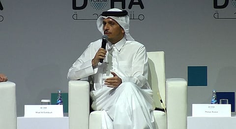 Sheikh Mohammed bin Abdulrahman bin Jassim Al-Thani spoke at the Doha Forum for political dialogue on Saturday.