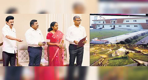 Kalaignar Centenary Climate Park was opened by Chief Minister Stalin through video-conferencing from the Secretariat on Saturday