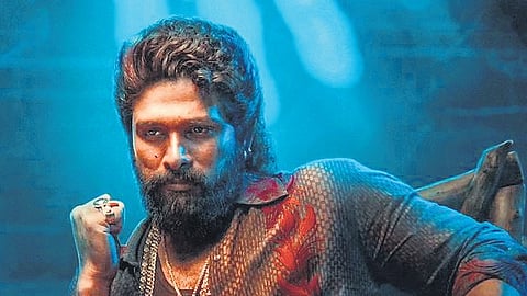 Actor Allu Arjun stars as the protagonist Pushpa Raj in Pushpa parts 1 and 2