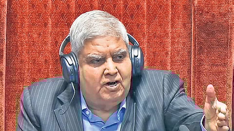 Vice President and Rajya Sabha chairman Jagdeep Dhankhar