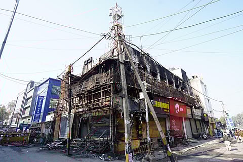 Delhi's Rajouri Garden market fire