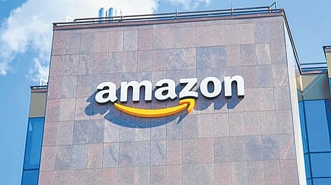 Amazon office and logo