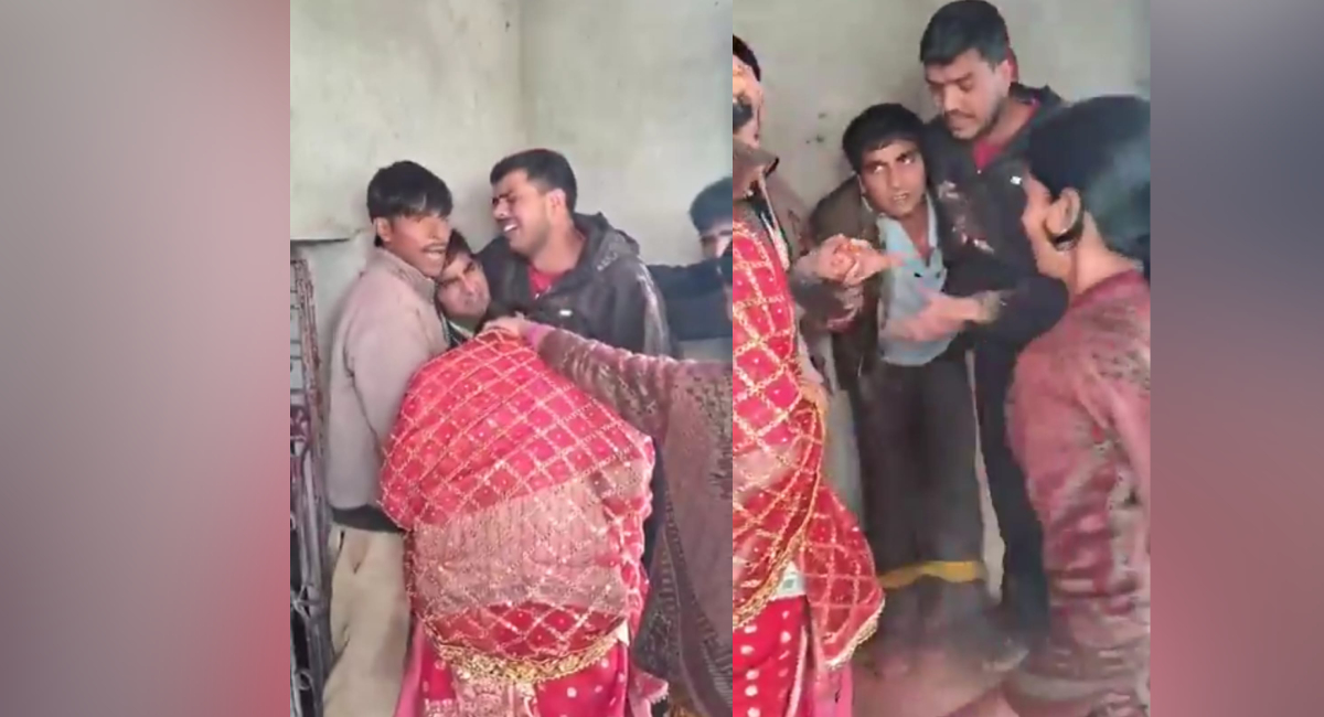 Avnish Kumar being forced to marry after he was kidnapped.