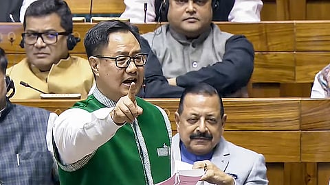 Parliamentary Affairs Minister Kiren Rijiju