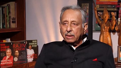 Veteran diplomat and politician Mani Shankar Aiyar