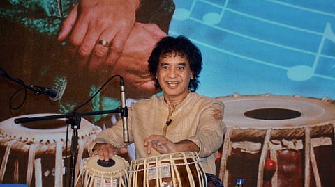 Ustad Zakir Hussain.